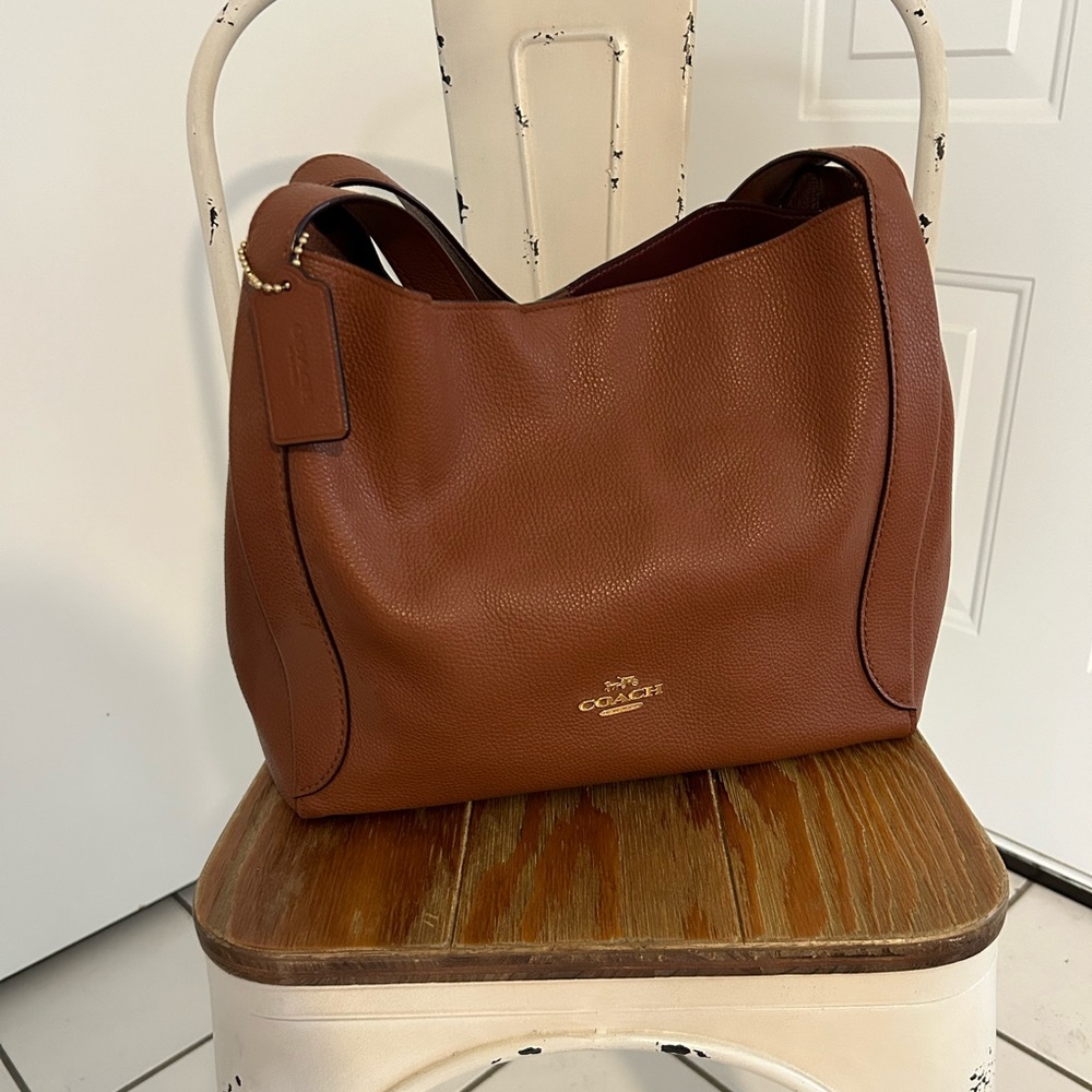 Gently Used Hadley Hobo Coach Leather Bag